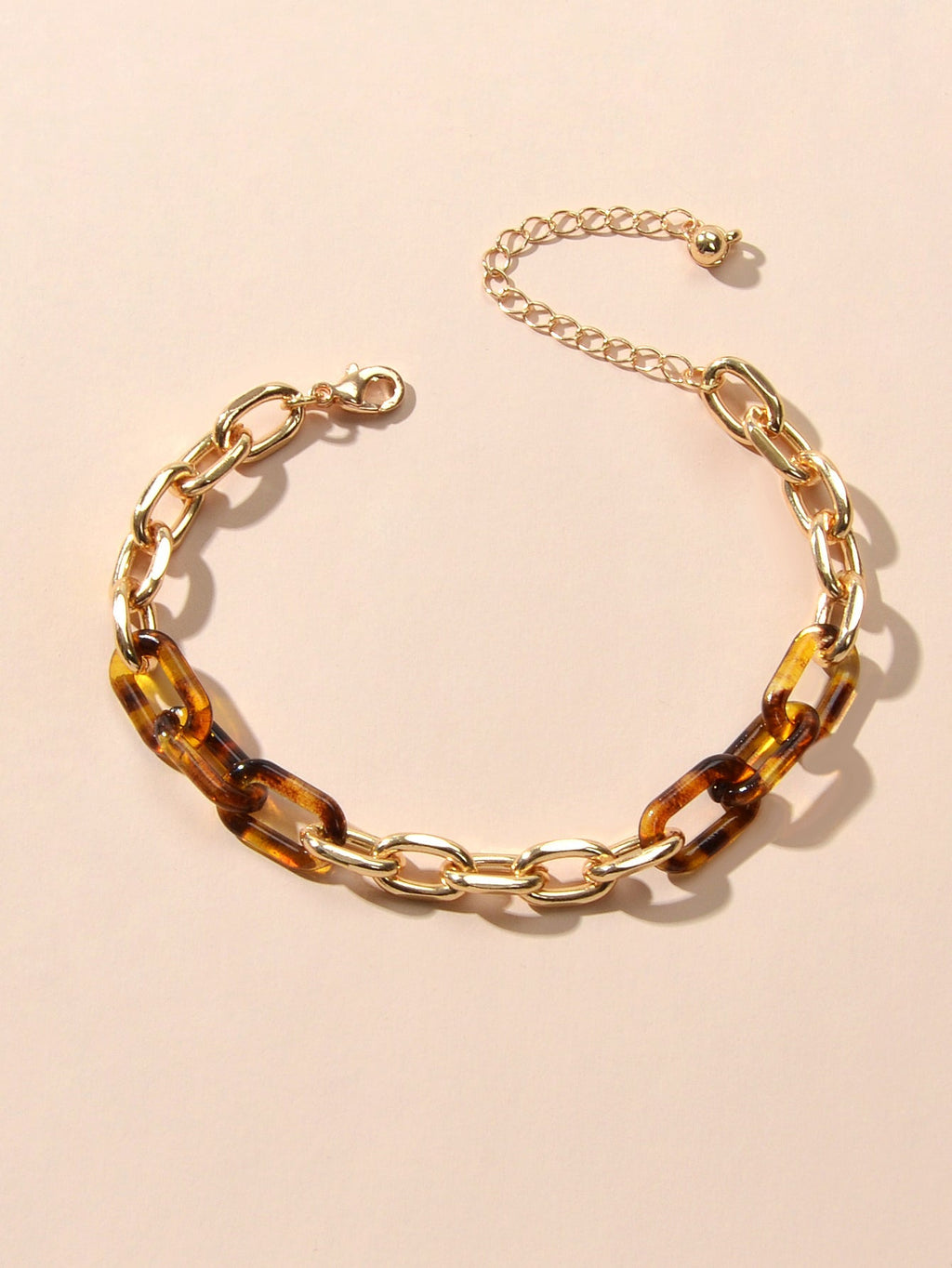 Designer Jewellery Acrylic Gold Crude Chain Bracelets Party Designer