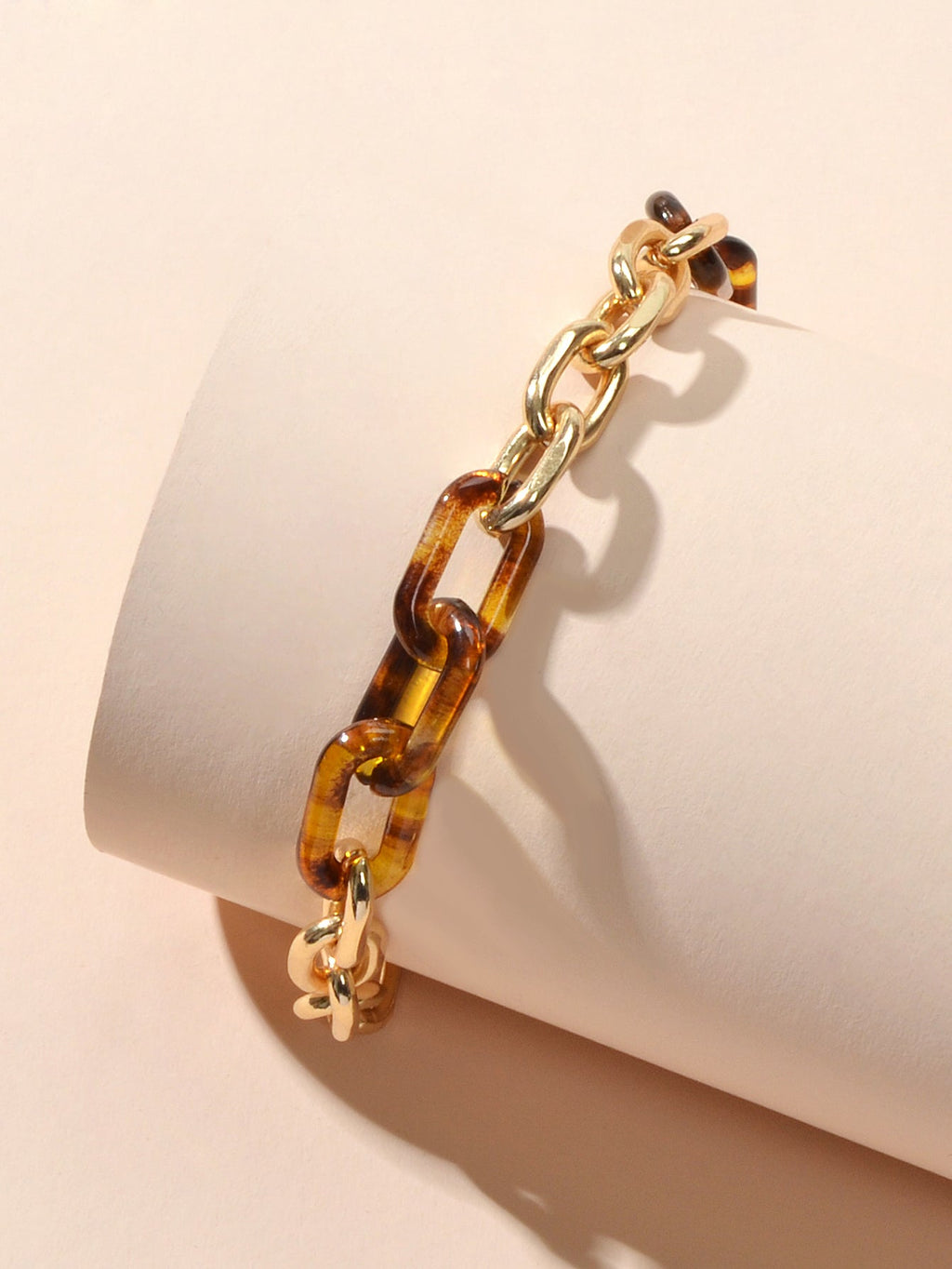 Designer Jewellery Acrylic Gold Crude Chain Bracelets Party Designer