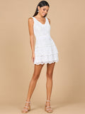Tiered Beaded Dress
