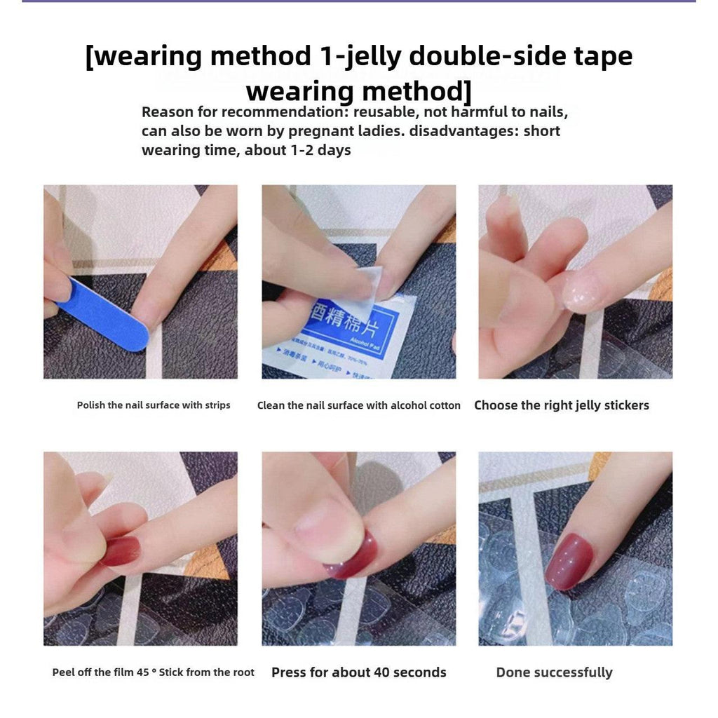 1056- Handmade press on nails fake nails removable Handmade Drawing Nails