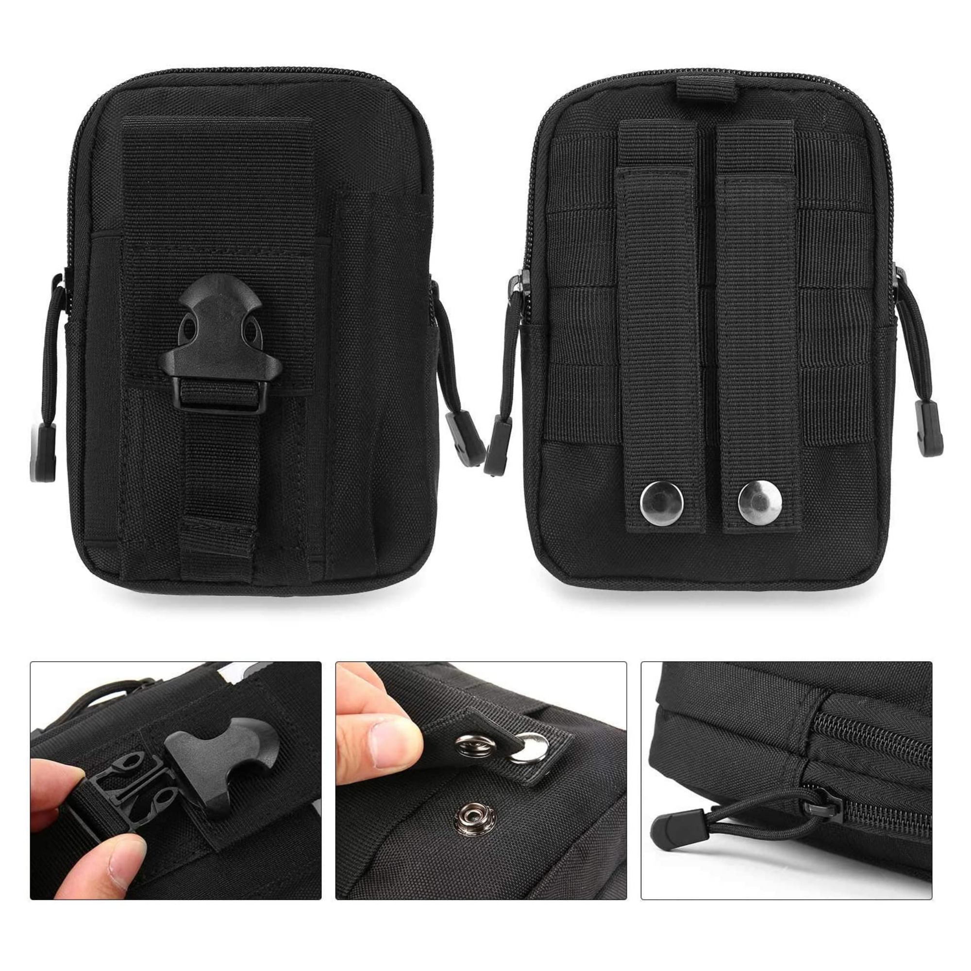 JupiterGear Tactical MOLLE Military Pouch Waist Bag for Hiking,