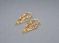 Gold Geometry Glam Earrings – Modern Gold Geometric Jewelry