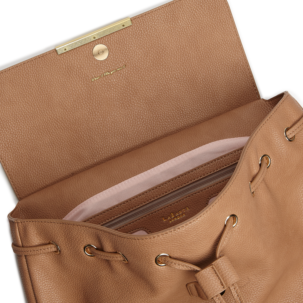 Siri Brown Multiway Vegan Backpack Bag