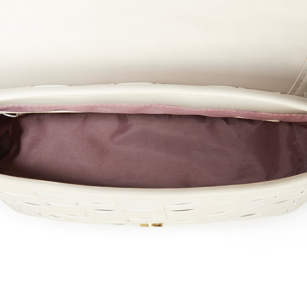 Rosie White Mini Vegan Backpack