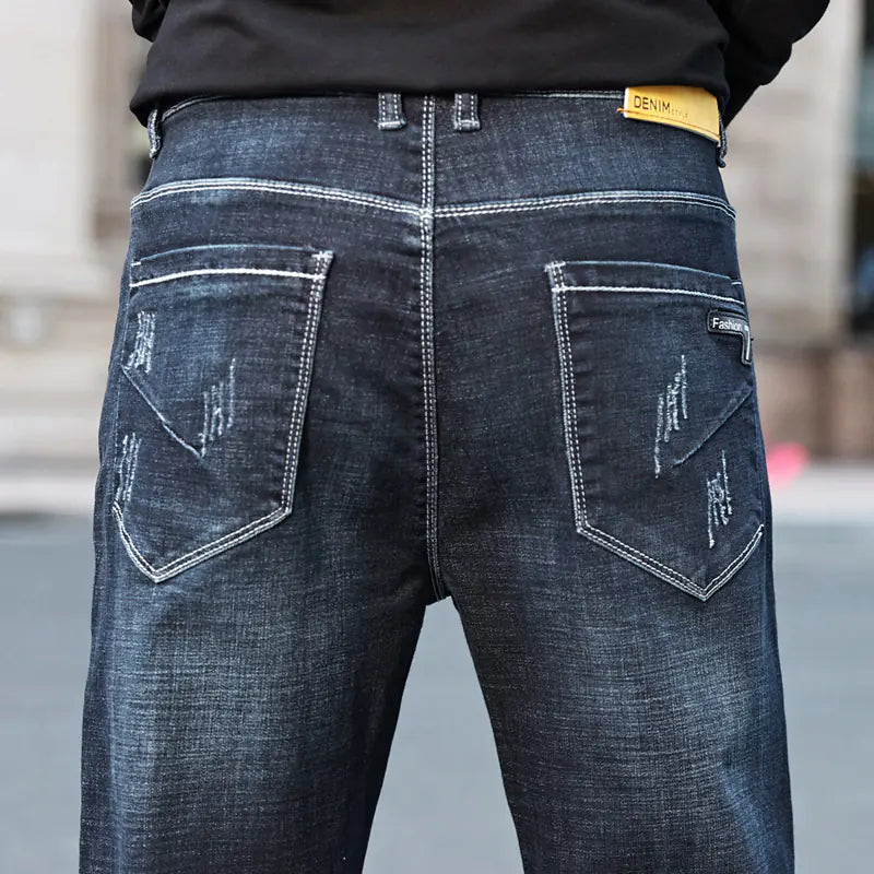 Men's Slim Fit Ripped Jeans