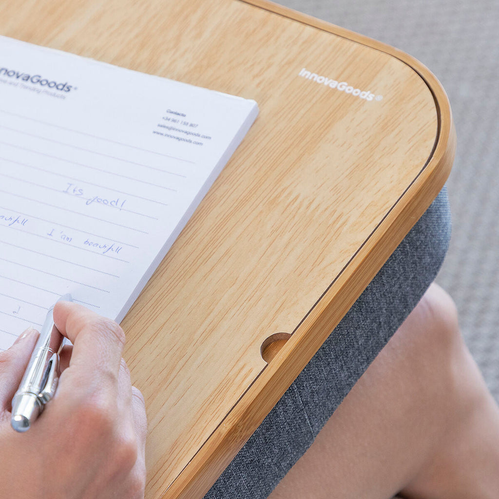 Portable Laptop Desk with Storage Tray Larage InnovaGoods