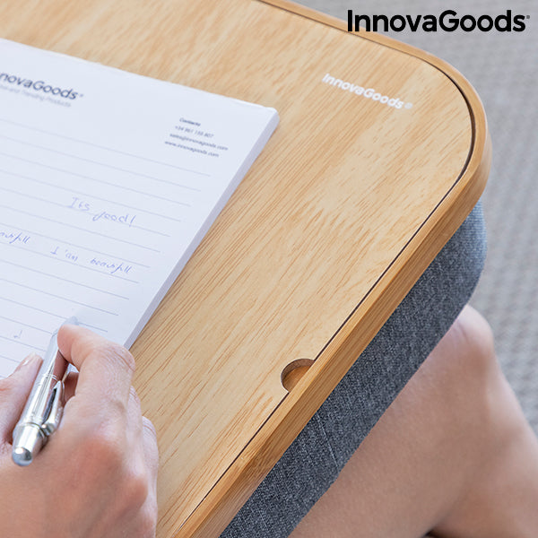 Portable Laptop Desk with Storage Tray Larage InnovaGoods