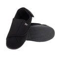 Happy Touch Diabetic Slippers For Women Lymphedema Shoes Edema Shoes For Swollen Feet Indoor and Outdoor Diabetic Velcro Slippers For Women Non Slip House Slippers For Woman (Black 8)