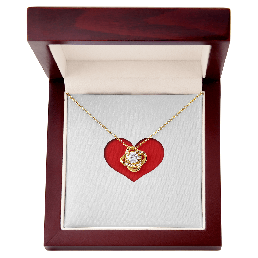 Beautiful Love Knot necklace