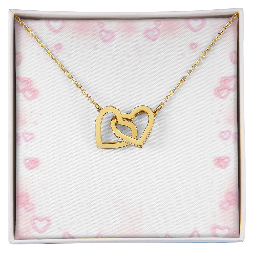 Two dual tone I Love You Hearts