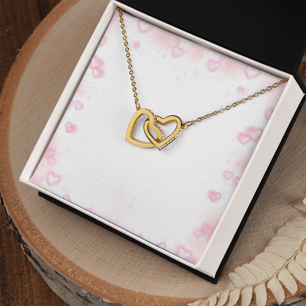 Two dual tone I Love You Hearts