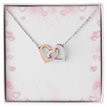 Two dual tone I Love You Hearts