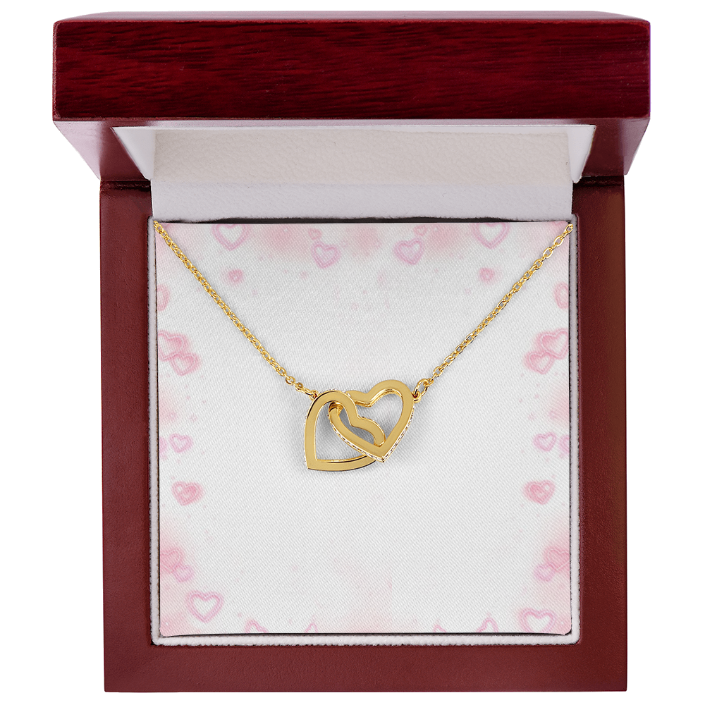 Two dual tone I Love You Hearts