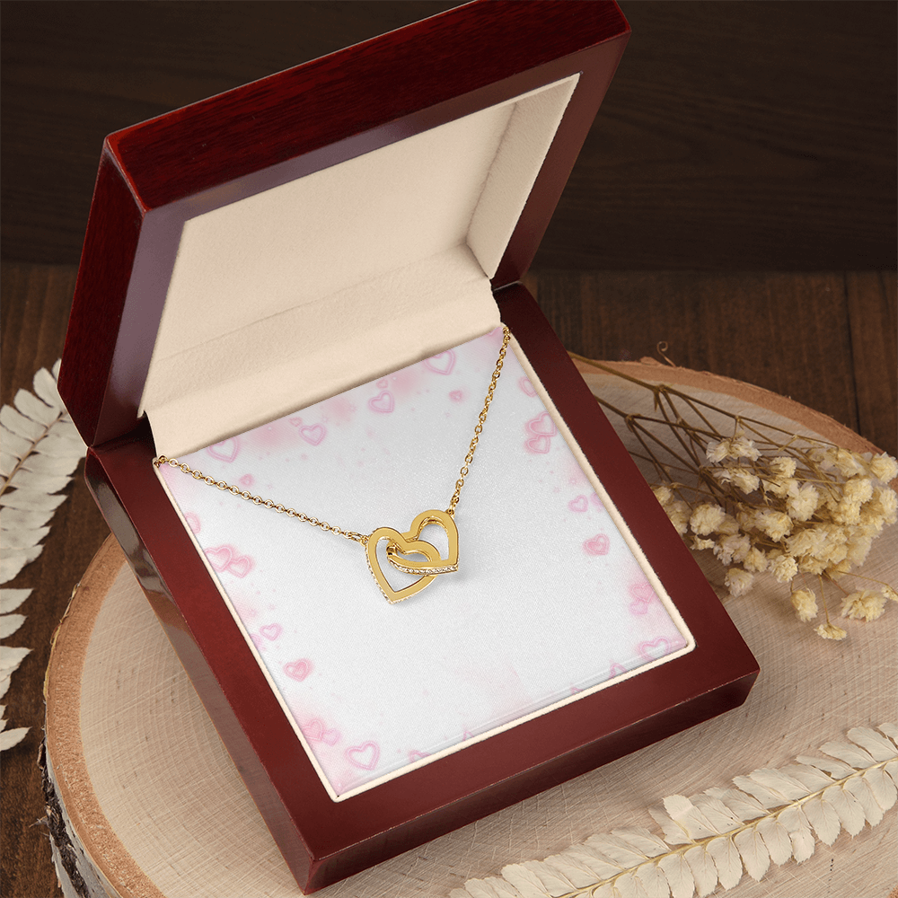 Two dual tone I Love You Hearts