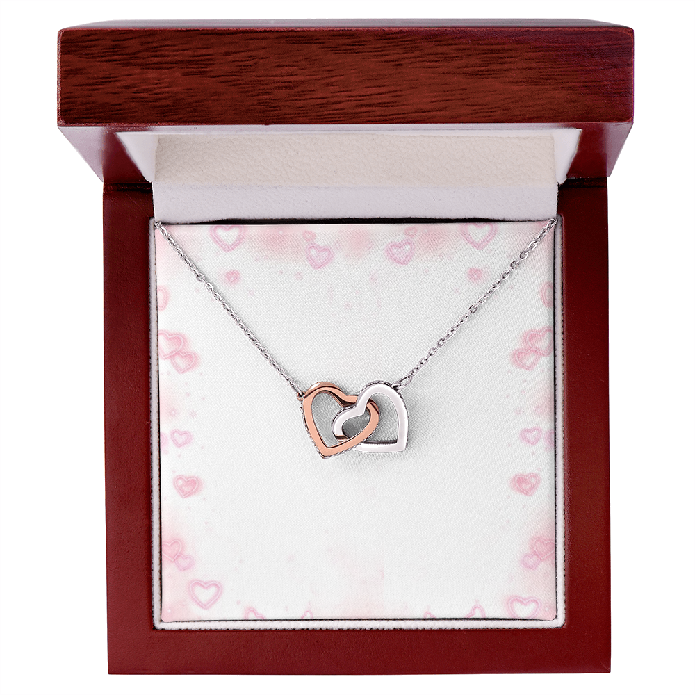 Two dual tone I Love You Hearts