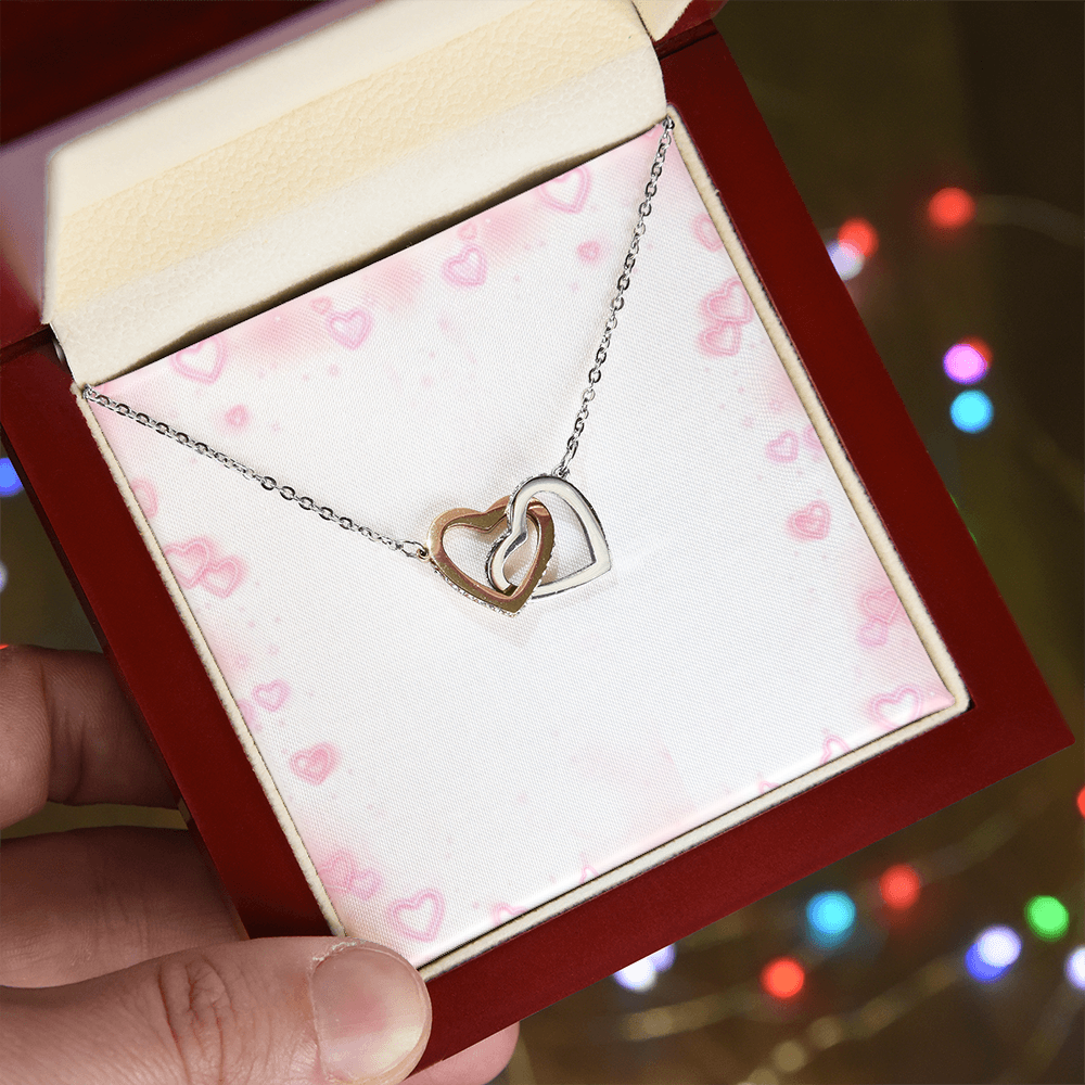 Two dual tone I Love You Hearts