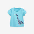 Girls’ Clothing Summer Collection – Floral Dinosaur Pattern Children’s